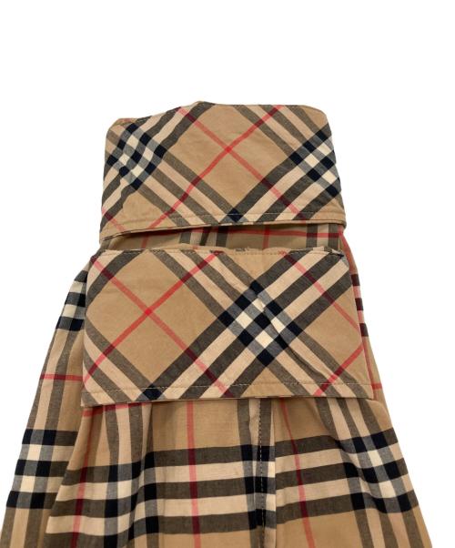 BURBERRY（バーバリー）BURBERRY (バーバリー) ノヴァチェックシャツ　Checkered long-sleeved shirt ベージュ サイズ:Mの古着・服飾アイテム