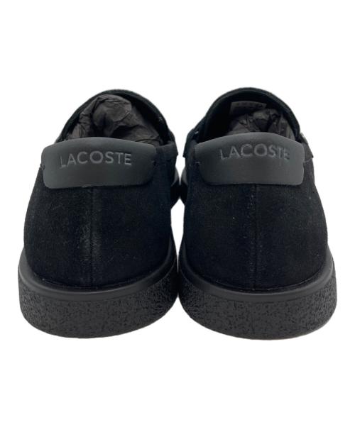 LACOSTE（ラコステ）LACOSTE (ラコステ) スエードローファースニーカー ブラック サイズ:UK 9の古着・服飾アイテム