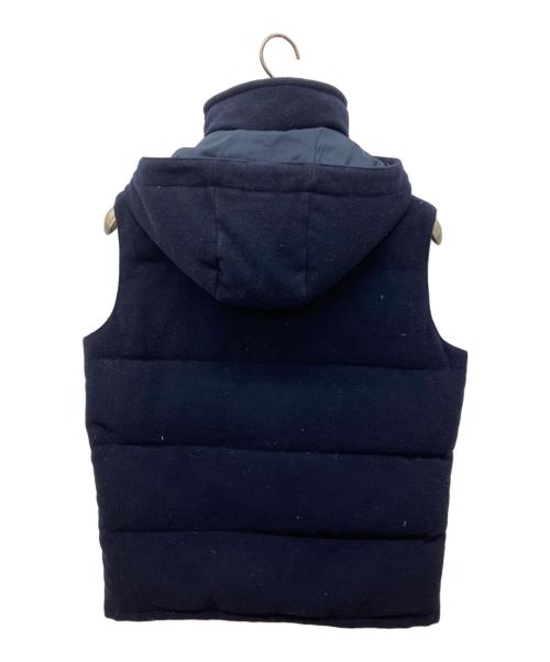 DANTON（ダントン）DANTON (ダントン) BEAMS (ビームス) ウールモッサダウンベスト ネイビー サイズ:42の古着・服飾アイテム