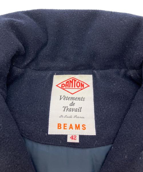 DANTON（ダントン）DANTON (ダントン) BEAMS (ビームス) ウールモッサダウンベスト ネイビー サイズ:42の古着・服飾アイテム