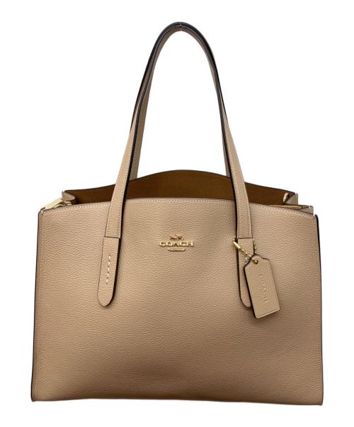 COACH（コーチ）COACH (コーチ) チャーリー キャリーオール ベージュの古着・服飾アイテム