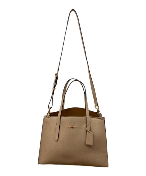 COACH（コーチ）COACH (コーチ) チャーリー キャリーオール ベージュの古着・服飾アイテム