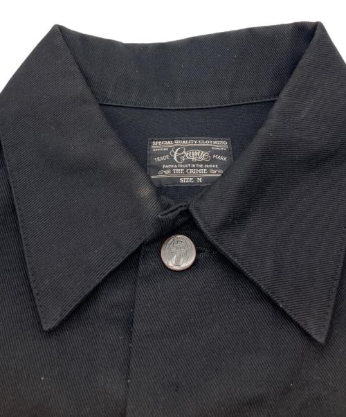 CRIMIE（クライミー）CRIMIE (クライミー) 3rd type バイカー 刺繍 ワッペン ジャケット ブラック サイズ:Mの古着・服飾アイテム