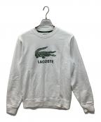 LACOSTEラコステ）の古着「クルーネックスウェット」｜ホワイト