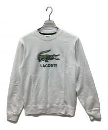 LACOSTE（ラコステ）の古着「クルーネックスウェット」｜ホワイト