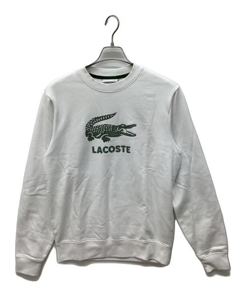 LACOSTE（ラコステ）LACOSTE (ラコステ) クルーネックスウェット ホワイト サイズ:003の古着・服飾アイテム