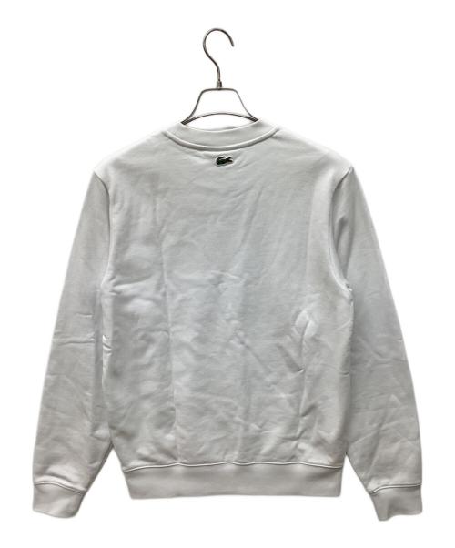 LACOSTE（ラコステ）LACOSTE (ラコステ) クルーネックスウェット ホワイト サイズ:003の古着・服飾アイテム