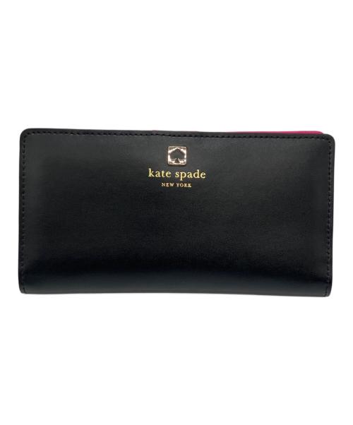 Kate Spade（ケイトスペード）Kate Spade (ケイトスペード) 長財布 ブラックの古着・服飾アイテム