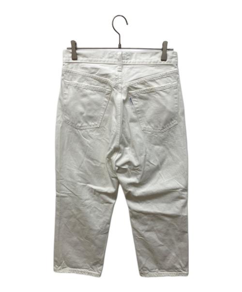 MADISON BLUE（マディソンブルー）MADISON BLUE (マディソンブルー) CRASHED SAROUEL PANTS DENIM ホワイト サイズ:XSの古着・服飾アイテム