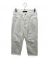 MADISON BLUE（マディソンブルー）の古着「CRASHED SAROUEL PANTS DENIM」｜ホワイト