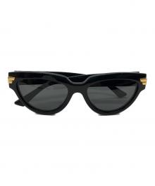 BOTTEGA VENETA（ボッテガベネタ）の古着「Narrow Cat Eye サングラス」｜ブラック