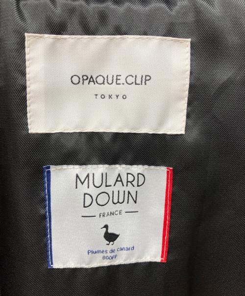 OPAQUE.CLIP（オペークドットクリップ）OPAQUE.CLIP (オペークドットクリップ) ミュラーダウン モンスターコート ブラック サイズ:38の古着・服飾アイテム