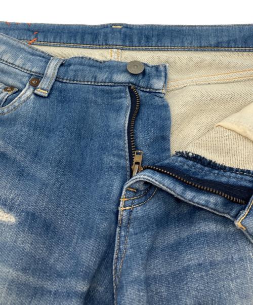 R.H.Vintage（ロンハーマン・ヴィンテージ）R.H.Vintage (ロンハーマン・ヴィンテージ) ダメージ加工デニムパンツ インディゴ サイズ:Sの古着・服飾アイテム