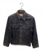 LEVI'Sリーバイス）の古着「ブラックデニムジャケット」｜ブラック