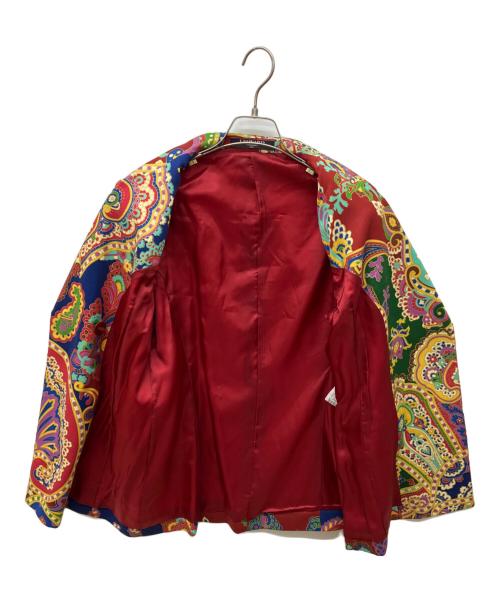 LEONARD FASHION（レオナールファッション）LEONARD FASHION (レオナールファッション) ウール×シルク総柄スカートセットアップ マルチカラー サイズ:11/80の古着・服飾アイテム
