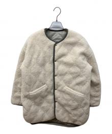 Traditional Weatherwear×Plage（トラディショナルウェザーウェア×プラージュ）の古着「別注 リバーシブル QUILT MID ジャケット」｜アイボリー
