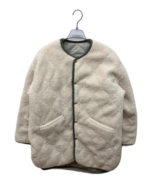Traditional Weatherwear（トラディショナルウェザーウェア）Traditional Weatherwear (トラディショナルウェザーウェア) Plage (プラージュ) 別注 リバーシブル QUILT MID ジャケット アイボリー サイズ:36の古着・服飾アイテム