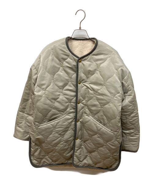 Traditional Weatherwear（トラディショナルウェザーウェア）Traditional Weatherwear (トラディショナルウェザーウェア) Plage (プラージュ) 別注 リバーシブル QUILT MID ジャケット アイボリー サイズ:36の古着・服飾アイテム
