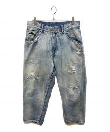 ANCELLM（アンセルム）の古着「REMAKE SELVEDGE TAPERED 5P DENIM PANTS」｜インディゴ