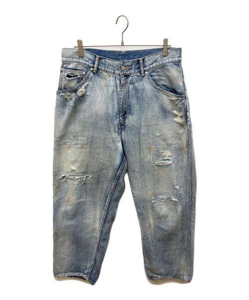 ANCELLM（アンセルム）ANCELLM (アンセルム) REMAKE SELVEDGE TAPERED 5P DENIM PANTS インディゴ サイズ:3の古着・服飾アイテム