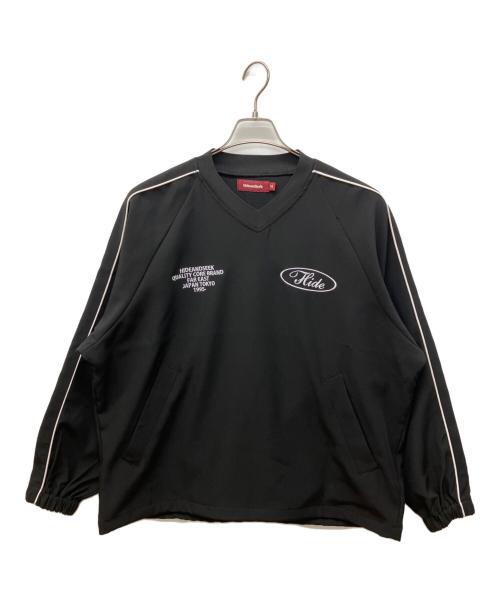 HIDE AND SEEK（ハイドアンドシーク）HIDE AND SEEK (ハイドアンドシーク) V Neck Track Jacket ブラック サイズ:Ｍの古着・服飾アイテム
