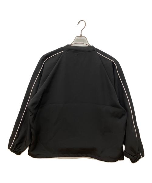 HIDE AND SEEK（ハイドアンドシーク）HIDE AND SEEK (ハイドアンドシーク) V Neck Track Jacket ブラック サイズ:Ｍの古着・服飾アイテム