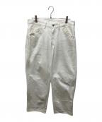 NEIGHBORHOODネイバーフッド）の古着「WASHED UTILITY PANTSデニムパンツ」｜ホワイト