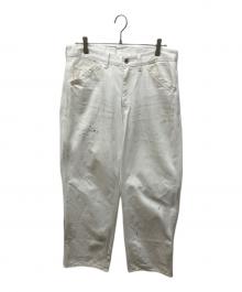 NEIGHBORHOOD（ネイバーフッド）の古着「WASHED UTILITY PANTSデニムパンツ」｜ホワイト
