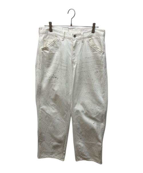 NEIGHBORHOOD（ネイバーフッド）NEIGHBORHOOD (ネイバーフッド) WASHED UTILITY PANTSデニムパンツ ホワイト サイズ:Mの古着・服飾アイテム