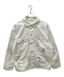 NEIGHBORHOOD（ネイバーフッド）の古着「BW . WASHED COVERALL JACKET」｜ホワイト