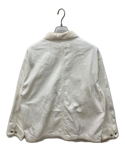 NEIGHBORHOOD（ネイバーフッド）NEIGHBORHOOD (ネイバーフッド) BW . WASHED COVERALL JACKET ホワイト サイズ:Mの古着・服飾アイテム