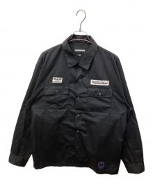 NEIGHBORHOOD（ネイバーフッド）の古着「CLASSIC WORK SHIRT LS」｜ブラック