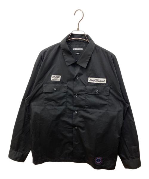 NEIGHBORHOOD（ネイバーフッド）NEIGHBORHOOD (ネイバーフッド) CLASSIC WORK SHIRT LS ブラック サイズ:Lの古着・服飾アイテム