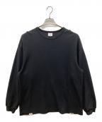 WTAPSダブルタップス）の古着「WAFFLE 02 / LS / CTPL（ワッフルロングスリーブTシャツ）」｜ブラック