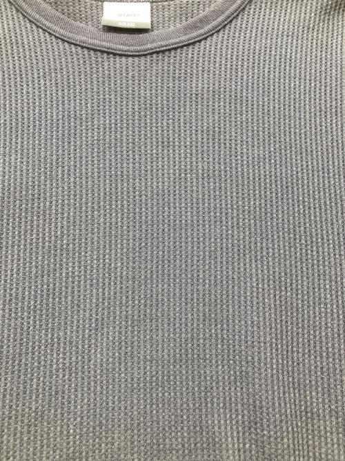 WTAPS（ダブルタップス）WTAPS (ダブルタップス) WAFFLE 02 / LS / CTPL（ワッフルロングスリーブTシャツ） ブラック サイズ:03の古着・服飾アイテム