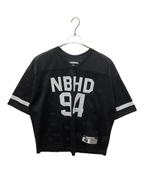 NEIGHBORHOOD（ネイバーフッド）NEIGHBORHOOD (ネイバーフッド) HOCKEY V-NECK S/S TEE ブラック サイズ:Mの古着・服飾アイテム