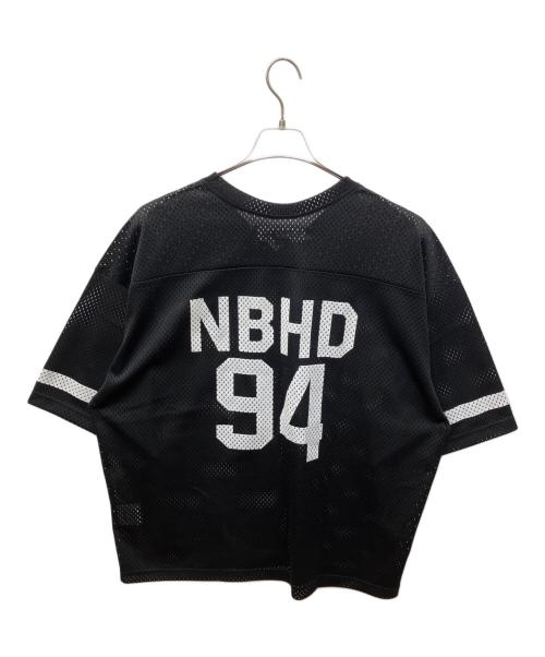 NEIGHBORHOOD（ネイバーフッド）NEIGHBORHOOD (ネイバーフッド) HOCKEY V-NECK S/S TEE ブラック サイズ:Mの古着・服飾アイテム