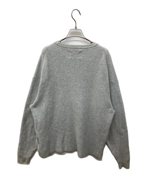 WTAPS（ダブルタップス）WTAPS (ダブルタップス) ワッフルクルーネックニット グレー サイズ:02の古着・服飾アイテム