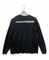 HIDE AND SEEK (ハイドアンドシーク) Jesus L/S Tee (Big Silhouette) ブラック サイズ:M：5000円