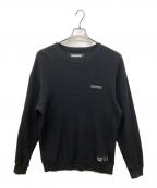 NEIGHBORHOODネイバーフッド）の古着「WAFFLE FABRIC CREWNECK LS-1」｜ブラック