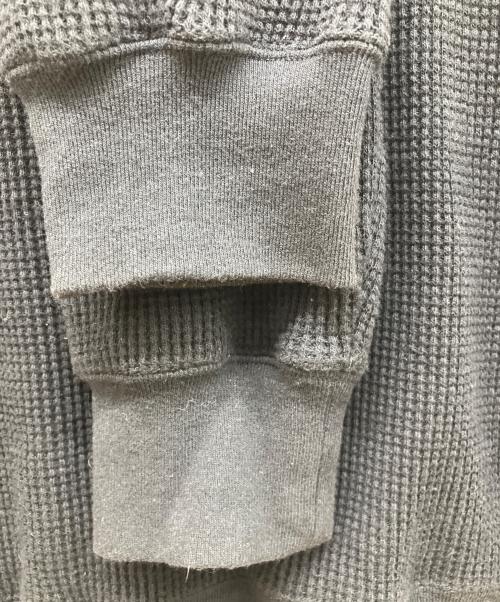 NEIGHBORHOOD（ネイバーフッド）NEIGHBORHOOD (ネイバーフッド) WAFFLE FABRIC CREWNECK LS-1 ブラック サイズ:Mの古着・服飾アイテム
