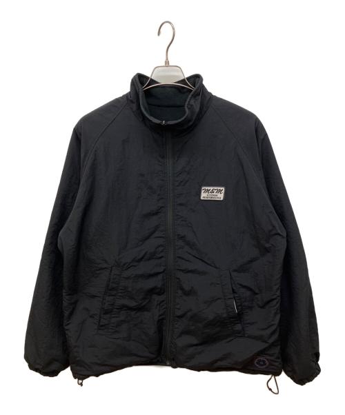 m&m custom performance（エムアンドエム カスタムパフォーマンス）m&m custom performance (エムアンドエム カスタムパフォーマンス) Reversible Stand Collar Jacket ブラック サイズ:Lの古着・服飾アイテム