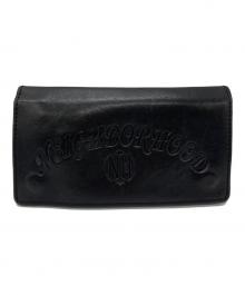 NEIGHBORHOOD（ネイバーフッド）の古着「LEATHER TRUCKER WALLET」｜ブラック