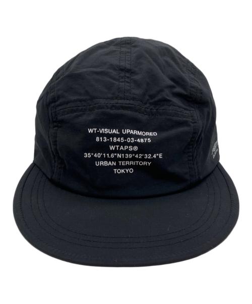 WTAPS（ダブルタップス）WTAPS (ダブルタップス) T-5 01 / Cap / Nylon. Tussah. Pertex　ティーファイブ ゼロワン / キャップ / ナイロン タッサー パーテックス　キャップ ブラック サイズ:00の古着・服飾アイテム