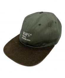 WTAPS（ダブルタップス）の古着「CAP COTTON CORDUROY CTPL TWILL　キャップ コットン コーデュロイ シーティーピーエル ツイル　キャップ」｜カーキ