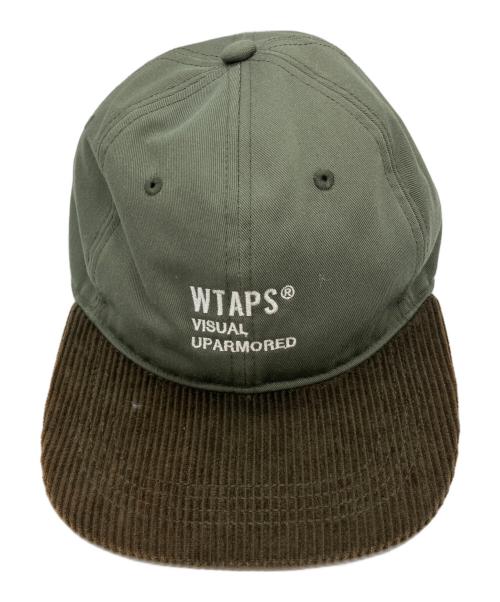 WTAPS（ダブルタップス）WTAPS (ダブルタップス) CAP COTTON CORDUROY CTPL TWILL　キャップ コットン コーデュロイ シーティーピーエル ツイル　キャップ カーキ サイズ:00の古着・服飾アイテム