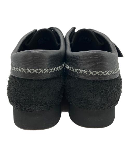 CLARKS（クラークス）CLARKS (クラークス) NEIGHBORHOOD (ネイバーフッド) コラボワラビーシューズ ブラック サイズ:UK 8 1/2の古着・服飾アイテム