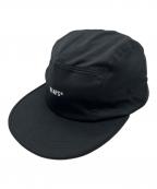 WTAPSダブルタップス）の古着「T-5 01 / CAP / POLY. SATIN　ティーファイブ ゼロワン / キャップ / ポリエステル サテン　キャップ」｜ブラック