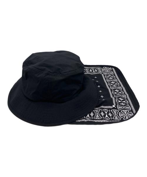 CHALLENGER（チャレンジャー）CHALLENGER (チャレンジャー) BANDANA BEACH HAT ブラックの古着・服飾アイテム