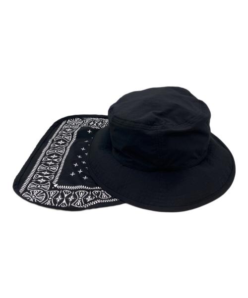 CHALLENGER（チャレンジャー）CHALLENGER (チャレンジャー) BANDANA BEACH HAT ブラックの古着・服飾アイテム